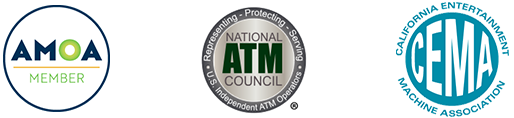 AMOA Member, National ATM Council, California Entertainment Machine Association